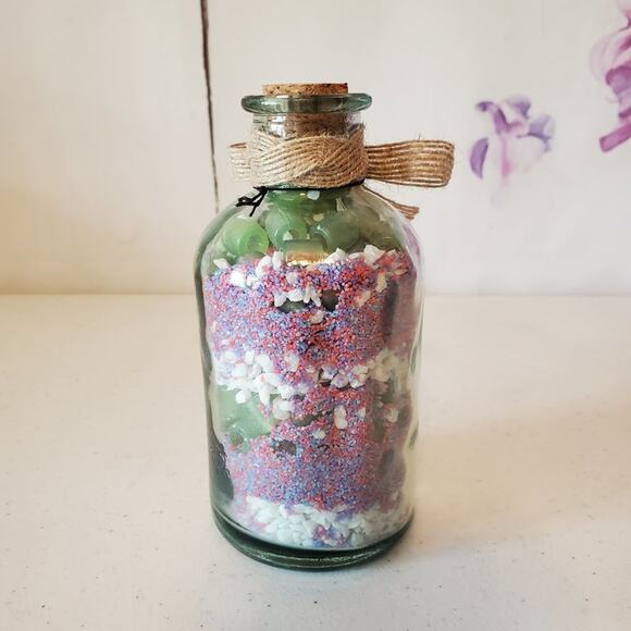 Unbranded Decorative Sand Tree Of Life Tinted Glass Bottle - Picture 2 of 9